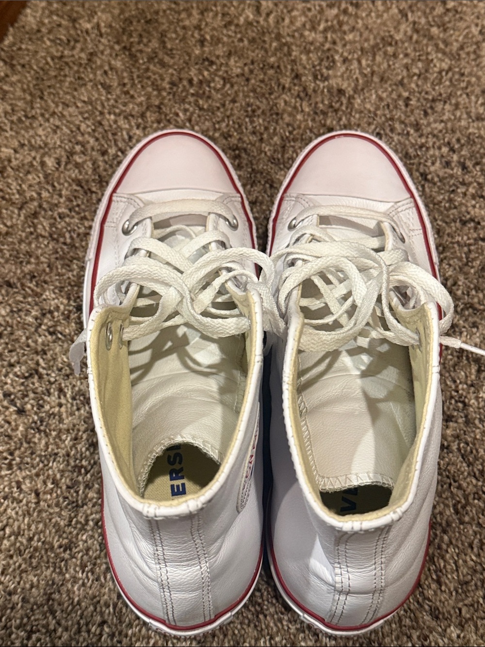 Leather high top Converse Men’s 9 - Picture 2 of 5